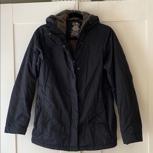 LLBean black winter coat